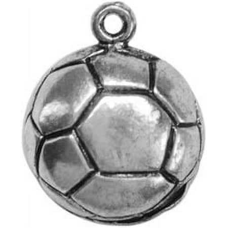 Darice Metal Charms Soccer 12 pack TS1-42 (3-Pack)