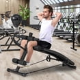thumbnail image 2 of Patiojoy Banc Ajustable pour Exercice, Planche Inclinée Pliable avec Balle de Vitesse & Pompe & 2 Bandes de Résistance, 2 of 10