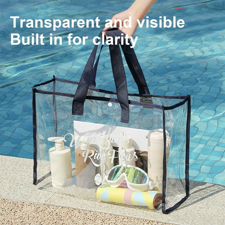 Tuphregyow Clear Bags,Clear Tote Bag With Zipper Closure,Crossbody Messenger Shoulder Bag With Adjustable Strap for Travel Beach Tuphregyow Clear Bags,Clear Tote Bag With Zipper Closure,Crossbody Messenger Shoulder Bag With Adjustable Strap for Travel Beach