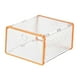thumbnail image 1 of Caja de almacenamiento de zapatos transparente, organizador de zapatos, cajas de juguetes para niños, multifuncional con tapa amarillo, 1 of 9