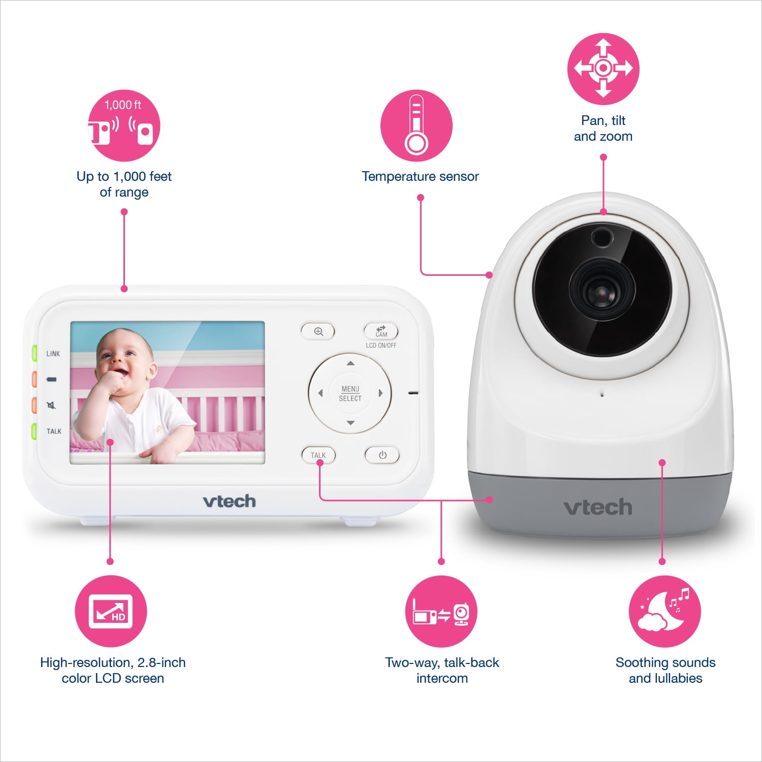 vtech baby monitor vm3261
