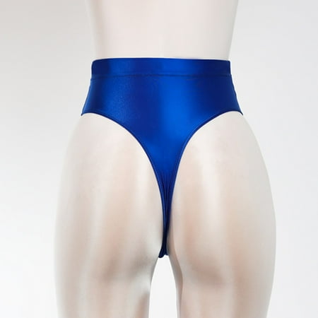 PEASKJP Panty for Women Breathable Womens Seamless Hipster Panties Stretch Breathable No Show Bikini Underwear Blue L