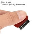 thumbnail image 4 of Uxcell Mini Golf Club Brush Portable Pocket Dust Groove Cleaner Red 5 Pack, 4 of 5