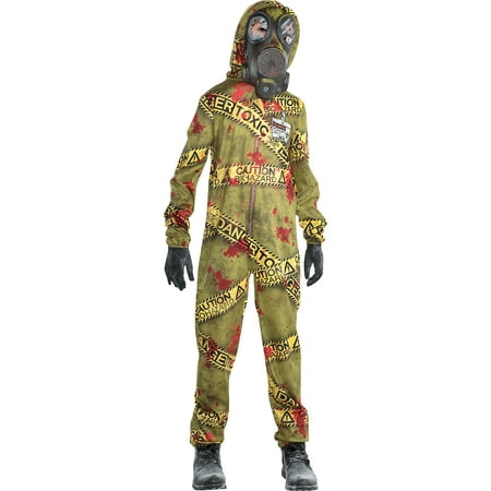 Quarantine Zombie Halloween Costume for Boys, Large, with