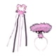 thumbnail image 1 of Guardurnaity Diadema con ala de plumas para niños, boda, vacaciones, festival, de cumpleaños, varita, palo, vestido bonito, suministros de Disfraces de disfraces Rosado, 1 of 6