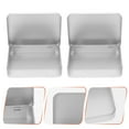 thumbnail image 2 of Shisuyan Metal Hinged Tin Containers Tinplate 2Pcs 4.52X3.54X1.10In, 2 of 8