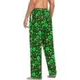 thumbnail image 5 of HPINK-T St. Patrick's Clover Men's Pajama Pants Sleepwear Pajama Pant with Pockets Lounge Pajama Bottoms for Men, 5 of 7