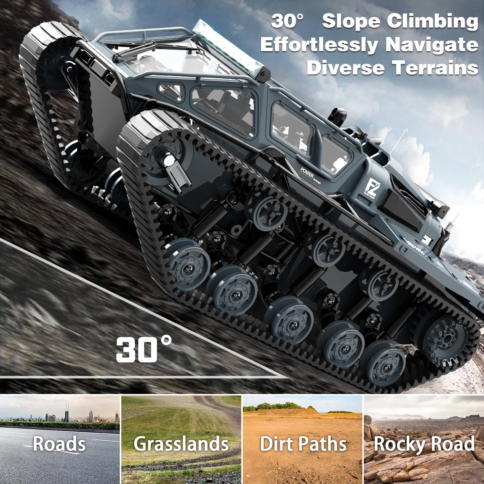 Remote Control Tank, 2.4Ghz High Speed RC Tank 4WD Denmark | Ubuy