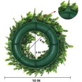 thumbnail image 4 of 1Pc/2Pcs 10inch Boxwood Wreath,Greenery Wreaths for Front Door,Artificial Round Small Wreath,Green Wreath,Mini Wreath for Door Decor Farmhouse Decorating, 4 of 6