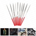 thumbnail image 3 of 10pc 6" Mini Diamond Needle File Set 140 x 3mm Ceramics Tile Glass Hand Tools, 3 of 8