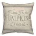 thumbnail image 2 of Creative Products Farm Fresh Pumpkins 18 x 18 Spun Poly Pillow, 2 of 3
