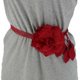 thumbnail image 2 of Ofertas Únicas 1 Pc Cinturón Ajustable con Flor Cuerda Ajustable para Mujeres Rojo, 2 of 6