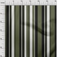thumbnail image 2 of oneOone Georgette Viscose Olive Green Fabric Stripes Dress Material Fabric Print Fabric By The Yard 42 Inch Wide-J8F, 2 of 4