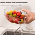 thumbnail image 2 of Escurridor de ABS Yuarrent para Frutas y Verduras Negro Transparente, 2 of 6