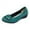 Green Bowknot Wedge Heel Flats, variant on hopeusnice Women's Faux Leather Bowknot Wedge Heel Flats Slip On Comfort Non Slip Shoes Breathable Low Heel Loafers Work Wedding Party Dress Shoes Black 38