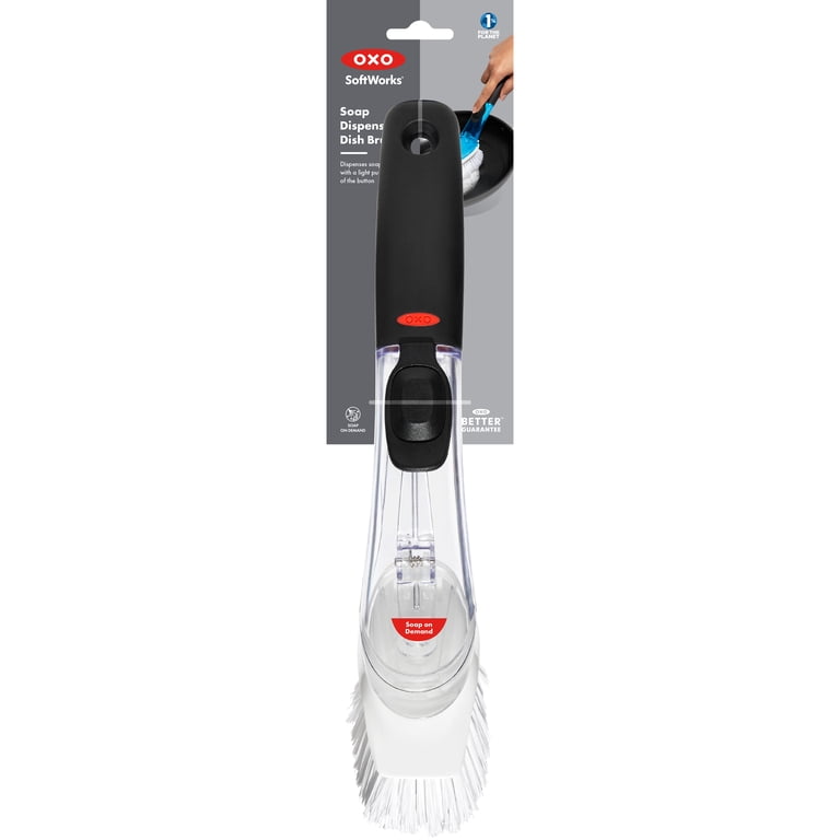 OXO Soap Dispenser Dish Brush, Lever Action photo 7