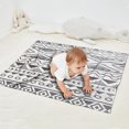 thumbnail image 2 of White Geometric Diamond Wave Pattern Blanket,Comfortable Soft Flannel Throw Blanket,All Season,Warm Lightweight Blankets for Sofa Bed Couch Living Room Chair,30"x40", 2 of 4