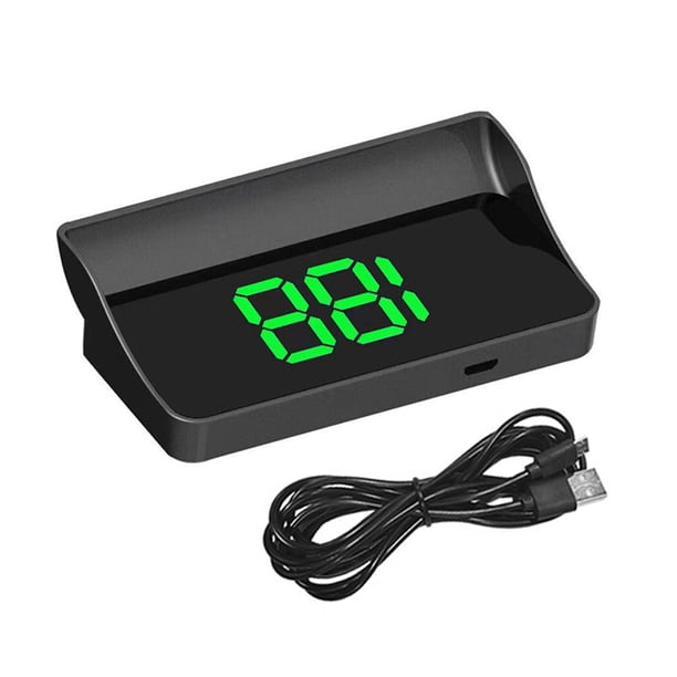 Riwesomey Universal HUD Head Up Display velocímetro HUD Head Up Display medidor de velocidad velocidad Digital del coche Paneles de instrumentos para automóviles