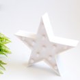thumbnail image 2 of FELTECHELECTR White Star Shaped LED Lamp Suitable for Table Or Wall Decoration in Home and Cafe, 2 of 8