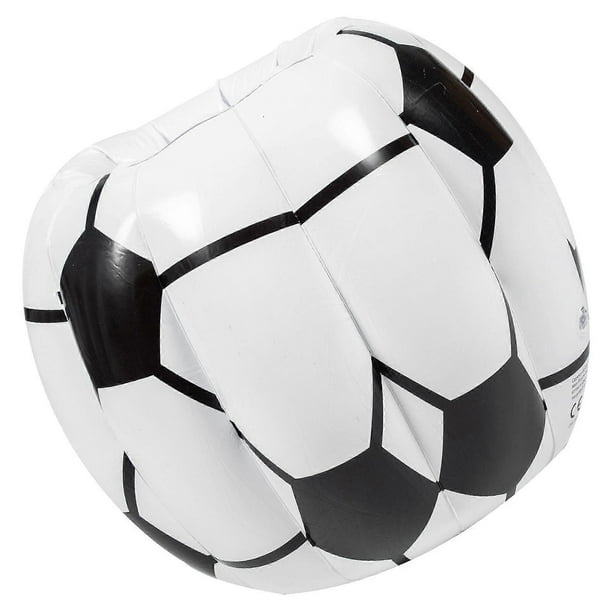 Inflatable Ice Container Soccer Ball Shaped Drink Accessory Pvc Multi Color for Ice Storage 1Pack