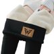thumbnail image 5 of LUVCLS Leggings de vellón para mujer, leggings para calentar las rodillas en invierno♯, 5 of 7