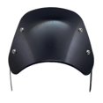 thumbnail image 4 of 1 Set Universal Motorcycle Windshield 5-7 Inch Headlight Wind Deflector Windscreen For Cafe Racer Yamaha Kawasaki Honda Benelli, 4 of 5