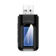 thumbnail image 5 of EeaseMX Receptor y transmisor inalámbrico con pantalla LCD, conector auxiliar de 3,5 mm, adaptador de audio USB para coche, PC y TV (negro), 5 of 7
