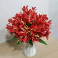 thumbnail image 4 of Shenmeida 1Pc Artificial Lily Fake Lily Artificial Flower Wedding Party Decor Bouquet Home Hotel Office Garden Craft Art Decor, 4 of 7