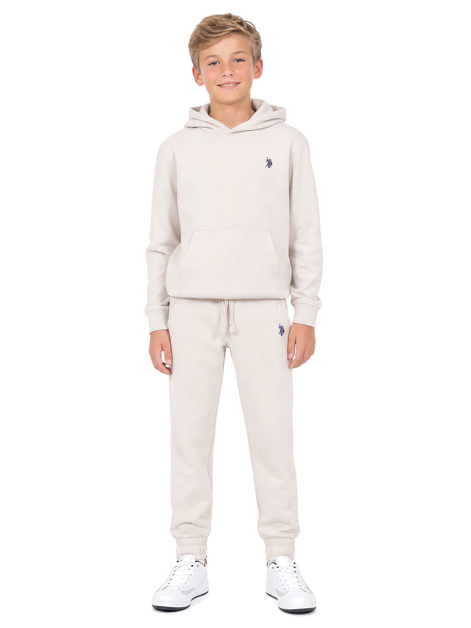 U.S. Polo Assn. Boys Fleece Pullover Hoodie, Sizes 4-18