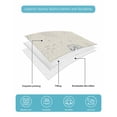 thumbnail image 5 of Blue Seahorse Coastal Queen Size Down Alternative Comforter,Lightweight Comforter Quilt Bedding Set with Pillow Shams Summer Beach Nautical Ocean Coral Vintage Bed Comforter Duvet Insert 90"x96", 5 of 7