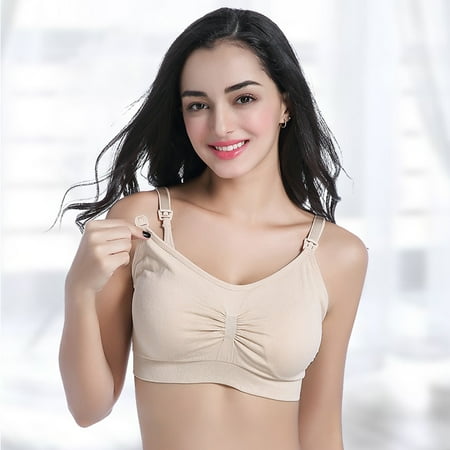 

NIUREDLTD Women s Maternity Pregnant Wirefree Nursing Bra Breastfeeding Underwear