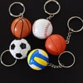 thumbnail image 1 of Llavero pequeño de baloncesto con simulación de recuerdo, colgante de voleibol, actividad de empresa de fútbol, regalo de béisbol, 1 of 2