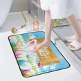 thumbnail image 4 of TUTUnaumb Happy Easter Doormat Kitchen Mats Easter Bunny And Flowers Pattern Bathroom Rugs Soft Outdoor Indoor Holiday Welcome Mat Floor Mat Ideal For Easter Decor Home Entry Kitchen Bathroom-Blue, 4 of 6