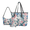 Blue-Gold Hummingbirds and Florals, variant on Tutolipy Highland Cattle 3 Piece Tote Purse for Women, Reinforced Stitching Durable Shoulder Bag, Clutch for Travel Shopping