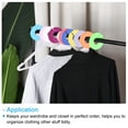 thumbnail image 5 of Uxcell Clothes Dividers, Closet Clothing Rack Dividers Blank Round Separator, Black 30 Pack, 5 of 5