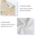thumbnail image 4 of SKYSONIC 3 Pack Towel Beautiful Floral Motif Cotton Bath Towel Set (1 Bath Towel, 1 Hand Towel, 1 Washcloth) for Bathroom, Super Soft and Quick Dry Towels, 4 of 7