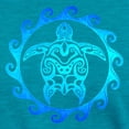 thumbnail image 3 of CafePress - Blue Tribal Turtle Sun T Shirt - Womens Tri-blend T-Shirt, 3 of 4