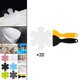 thumbnail image 3 of 20 piezas de cinta adhesiva antideslizante para habitaciones, escaleras, superficies resbaladizas, color blanco Sharpla Pegatinas de bañera, 3 of 8