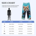 thumbnail image 4 of Lsque Underwater Diving Cat Print Men's Pajama Pants, Lounge Pant - Comfortable Home Wear,Elastic Waistband, Stylish Design-X-Large, 4 of 9