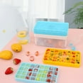 Press Out The Ice Large Capacity Ice Cube Ice Box Household Press Ice Box Ice Storage BoxHOME