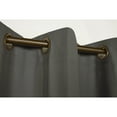 thumbnail image 5 of Plano Grommet Insulated Solid Curtain Panel 40" x 84" in Charcoal, 5 of 5