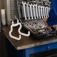 thumbnail image 4 of Tineasur 2Pcs Multifunctional White Pegboard Hooks for Garage Wall Tool Racks and Organizer, 4 of 8