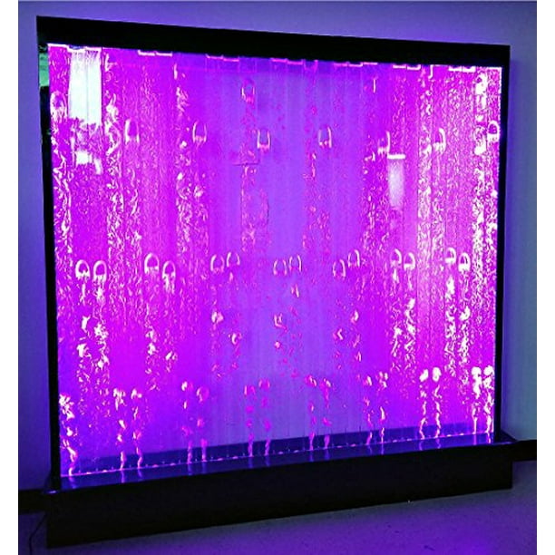 Fountain Bubble Wall Display Panel 79 Inches Square Free Standing Multi Color Led Light Restaurant Bar Club Salon Entry Foyer Model Sdp53 Com - How To Make A Bubble Wall Fountain