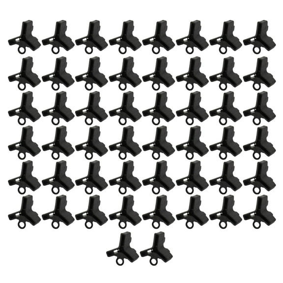 UNTERING 50Pcs Fishing Hook Bonnets Assorted Treble Hook Covers Fishing Hook Protector Guard Hook Protector, 5 Sizes