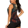 thumbnail image 3 of Hirioo Banana Leaf Meditating Gorilla for Women's Workout Tank Top Sleeveless Workout Tops Athletic Gym Shirts-X-Large, 3 of 7