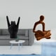 thumbnail image 2 of Escultura de mano de pensador con gesto de roca, figura creativa, estatua de arte abstracto para apartamento, dormitorio, restaurante, oficina, bar, c, 2 of 8