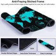 thumbnail image 6 of Mouse Pad, Hologram World Map Interface Cyber Future Large Gaming Mouse Pad for Desk, Desk Mat with Seamed Edges, Waterproof, Non-Slip Rubber Base, Computer Mousepad, 31.5 x 15.7 Inch, 6 of 6