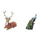 thumbnail image 5 of Figuras de renos,Figuras de reno,alce,ciervo,estatua,decoración del hogar,Figura de escritorio,Estante de estatua de pavo real para escritorio,decoración del hogar,Figura decorativa creativa, 5 of 8