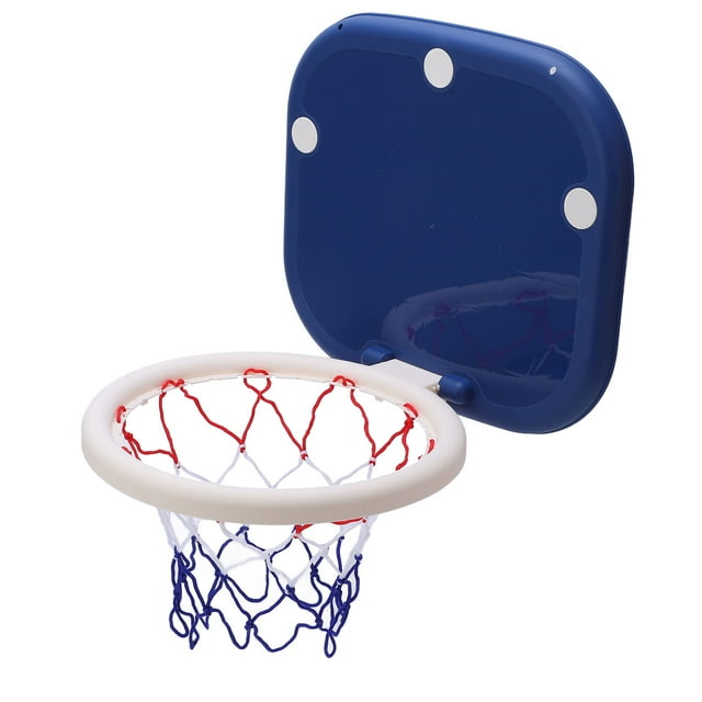 Indoor Basketball Hoop, Educational Wall Basketball Board Net For Toddler Blue