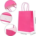thumbnail image 3 of Rewera Bolsas de regalo coloridas, bolsas de papel con asas, bolsas de papel kraft para graduaciones, bodas o cumpleaños, 3 of 7